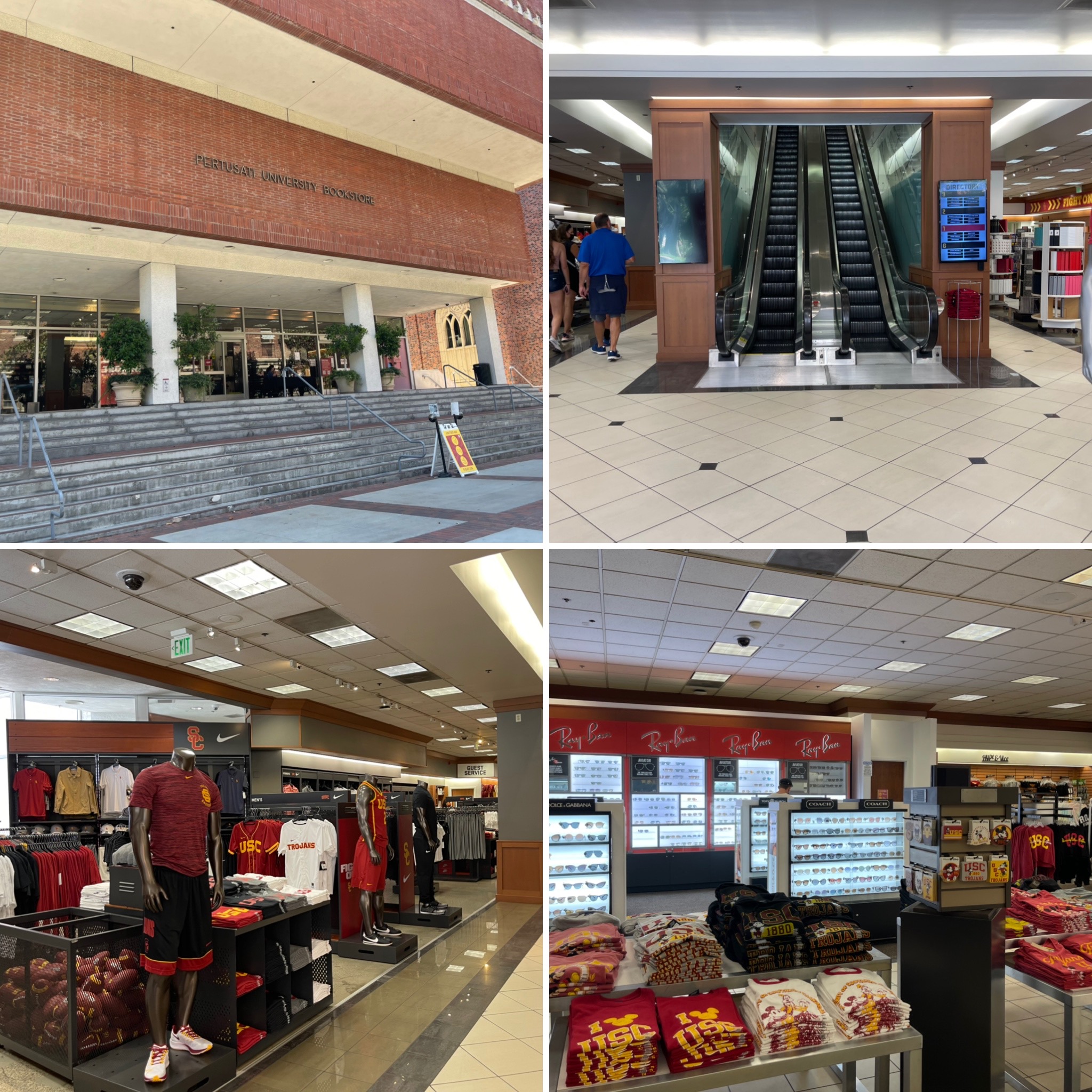 USC Virtual Tour Pertusati University Bookstore Apparel